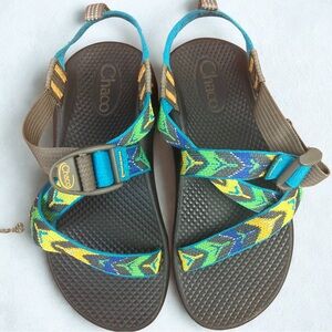 Boys Multicolor REI Chaco Hiking Sandal Shoe - Size 3